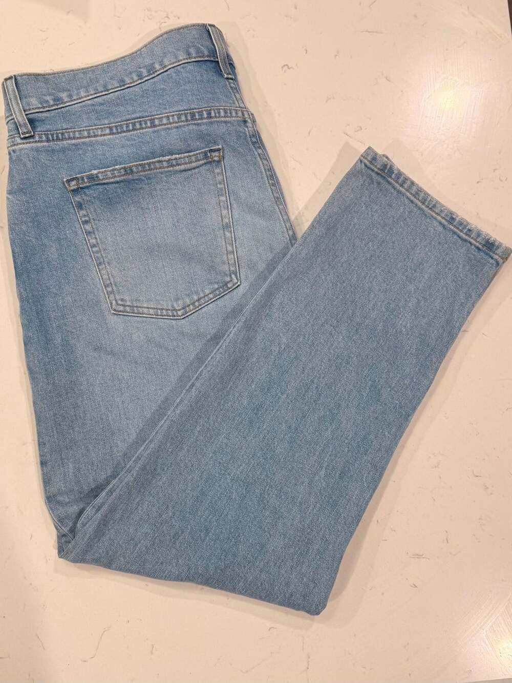 AYR The Stance Size 31 Light Wash Straight Leg Jeans